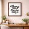 12" x 12" These Are the Days Framed Wall Art, Contemporary Home Décor, Glass Facing and Hanging Hardware Included